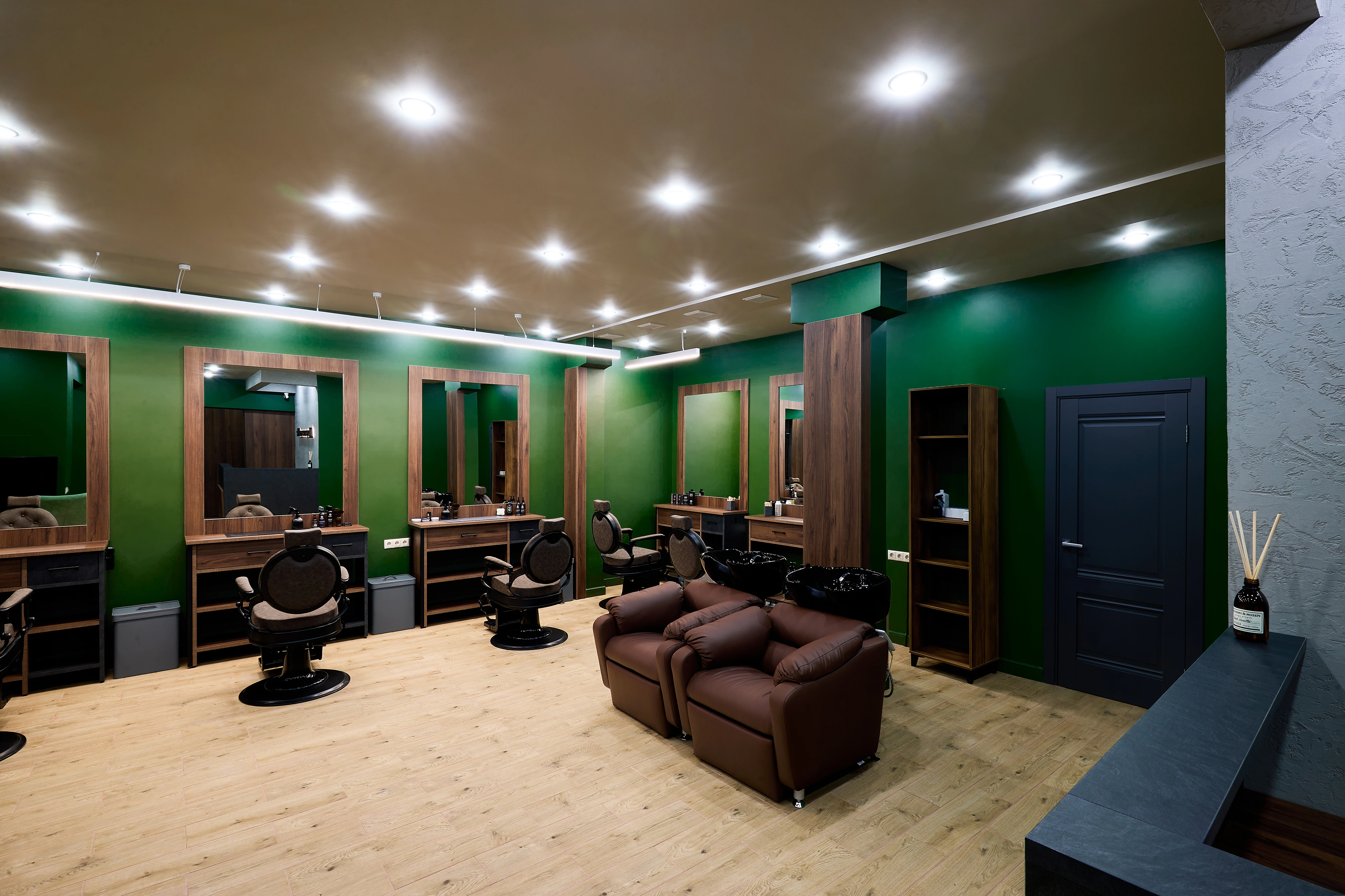 Интерьер барбершопа